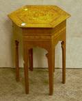 Parquetry Hardwood Tabouret