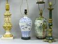 Four Assorted Decorative Table Lamps