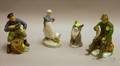 Two Royal Doulton Ceramic Figures and Two Royal Copenhagen Porcelain Figures