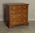 Pennsylvania Chippendale walnut chest of drawers