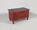 Diminutive Pennsylvania painted blanket chest