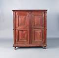 Continental walnut armoire