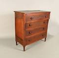 Pennsylvania Sheraton walnut chest of drawers