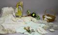 Childs Ironstone Tea Set an Assortment of Early 20th Century Childrens Clothing and a Group of Assorted Han
