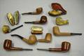 Twelve Assorted Tobacco Pipes and Cheroot Holders
