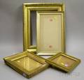 Four Small 19th Century Giltwood Molded Frames