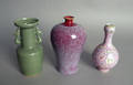 Three Contemporary Chinese porcelain vases
