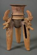 PreColumbian Pottery Tripod Vessel
