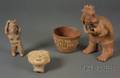 Four PreColumbian Pottery Items