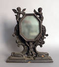 Continental carved dressing mirror