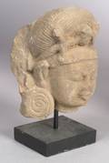 Gray Sandstone Head