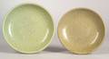 Two Celadon Plates