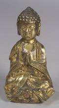 Gilt Bronze Buddha
