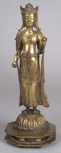 Gilt Bronze Image of Avalokiteshavara