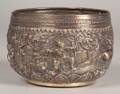 Repousse Silver Bowl