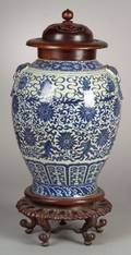 Blue and White Vase