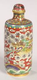 Cloisonn Snuff Bottle