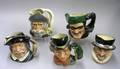 Five Large Royal Doulton Character Jugs
