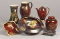 Fourteen Pieces of English Art Pottery