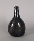 American blown olive glass bottle 18th c