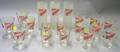 1940s EighteenPiece Boston Red Sox Beverage Glass Set