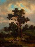 Continental School 19th Century Barbizonstyle Landscape