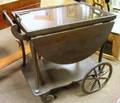 Mahogany Tea Cart with Serving Tray