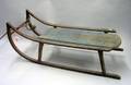 Late Victorian Childs Paint Decorated Ash Sled