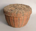 Native American painted basket
