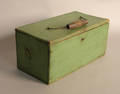 Green painted lock box