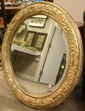 Italianstyle Silver Gilt Gesso Mirror with Beveled Glass