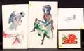 Rose Wasserman American 20th Century Three Figural Studies and a Still Life