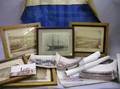 Ten Framed and Unframed 19th and 20th Century Railroad and Shipping Photographs and Related Marine Ephemera