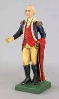 Painted cast iron figure of George Washington ca 1900