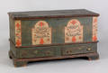 Pennsylvania painted poplar dower chest late 18th c