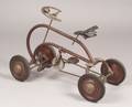 Youths Painted Metal Tubular Peddle BeltDriven Quadcycle