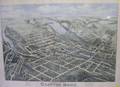 Birds Eye View of Clinton Mass 1876