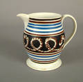 Mocha pitcher 19th c