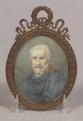 Portrait Miniature on Ivory of Prussian Marshall Gebhard Leberecht von Blucher
