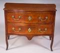 Louis XV Provincial Cherrywood Two Drawer Commode
