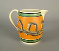 Mocha pitcher 19th c
