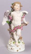 Meissen Porcelain Figure of a Cherub