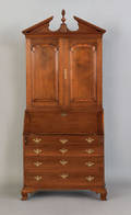 Pennsylvania Chippendale walnut secretary desk and bookcase ca 1765