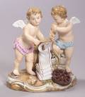 Meissen Porcelain Cherub Tradesmen Group