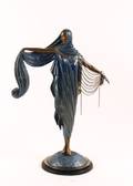 Erte Bronze Sculpture Entitled Moonlight