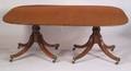 Regency Mahogany Two Pedestal Dining Table
