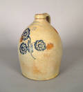 New York two gallon stoneware jug 19th c