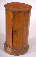 Continental Walnut Pedestal Cupboard
