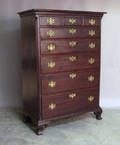 Pennsylvania Chippendale walnut tall chest