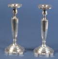 Pair of American Sterling Candlesticks